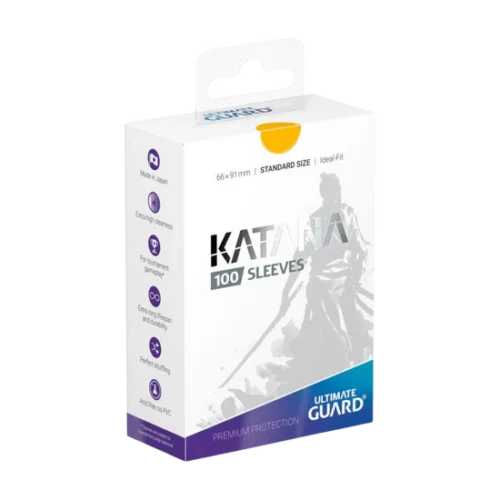 Ultimate Guard Katana Sleeves Standard Size Yellow (100)