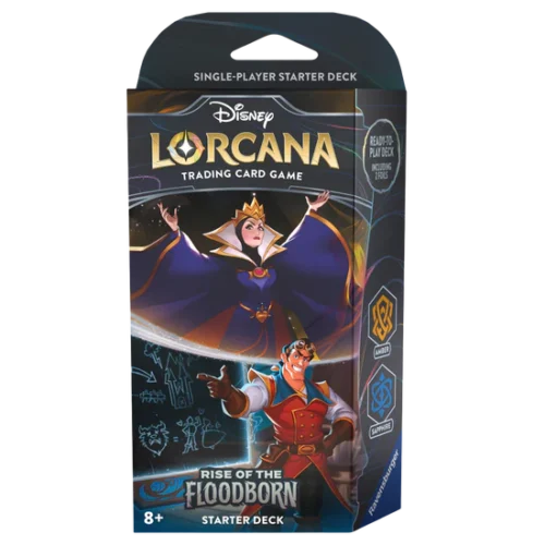 Disney Lorcana TCG - Rise of the Floodborn Starter Deck - Amber and Sapphire