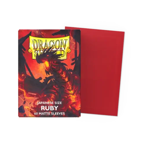 Dragon Shield Japanese Matte Sleeves - Ruby (60 Sleeves)
