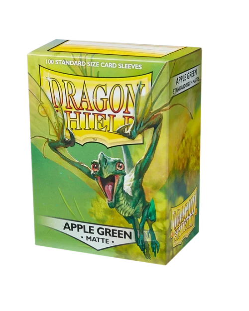 Dragon Shield Matte Sleeves - Apple Green (100 Sleeves)