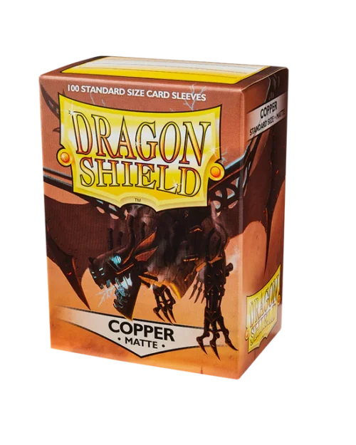 Dragon Shield Matte Sleeves - Copper (100 Sleeves)