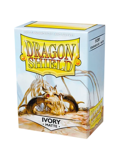 Dragon Shield Matte Sleeves - Ivory (100 Sleeves)