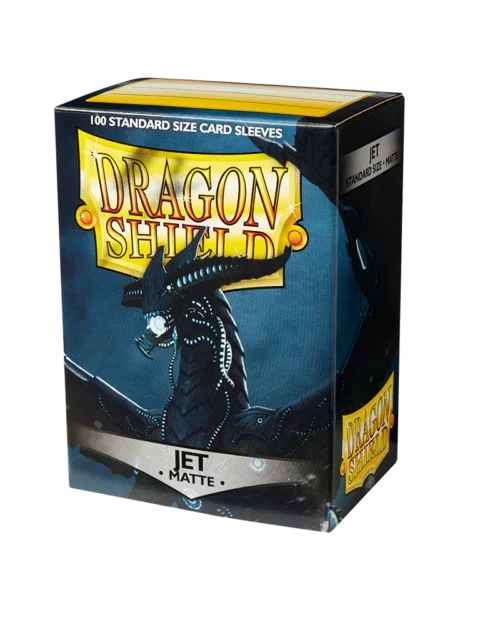 Dragon Shield Matte Sleeves - Jet (100 Sleeves)