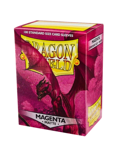 Dragon Shield Matte Sleeves - Magenta (100 Sleeves)
