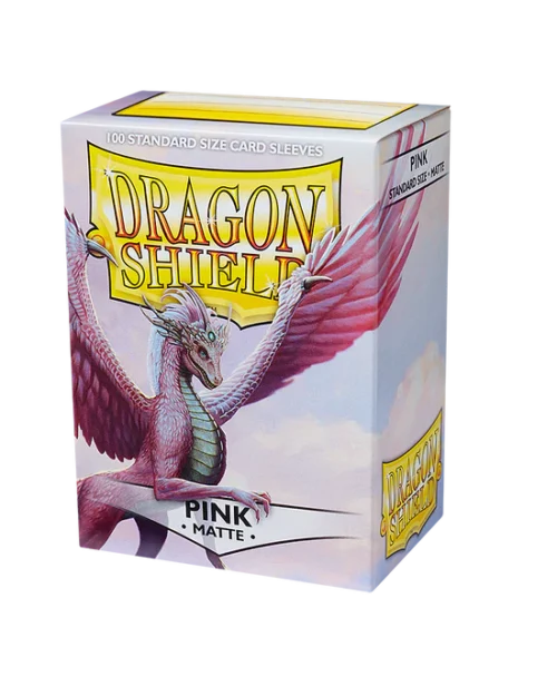 Dragon Shield Matte Sleeves - Pink (100 Sleeves)