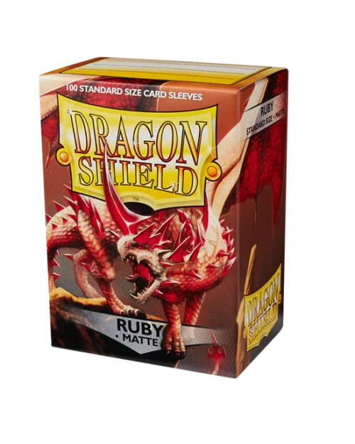 Dragon Shield Matte Sleeves - Ruby (100 Sleeves)
