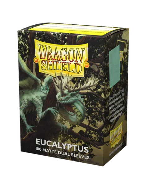 Dragon Shield Dual Matte Sleeves - Eucalyptus (100 Sleeves)