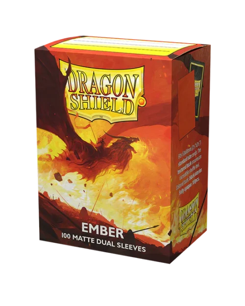 Dragon Shield Dual Matte Sleeves - Ember (100 Sleeves)