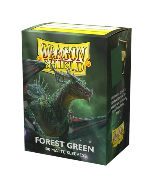 Dragon Shield Matte Sleeves - Forest Green (100 Sleeves)