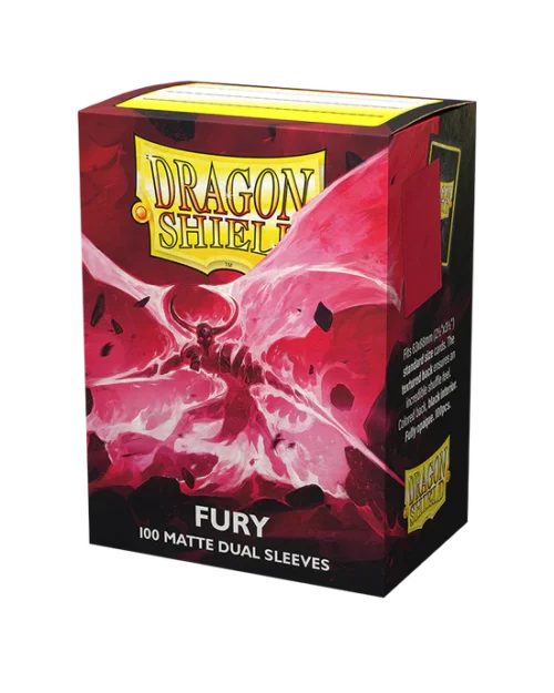 Dragon Shield Dual Matte Sleeves - Fury (100 Sleeves)