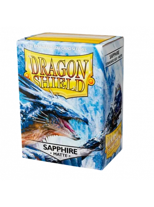 Dragon Shield Matte Sleeves - Shapphire (100 Sleeves)