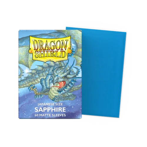 Dragon Shield Japanese Matte Sleeves - Sapphire (60 Sleeves)