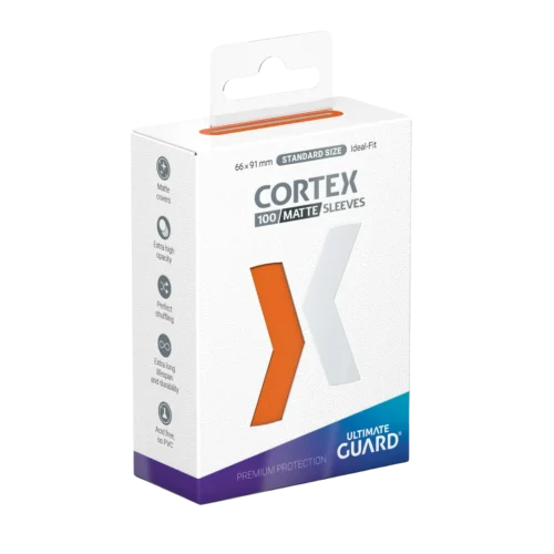 Ultimate Guard Cortex Sleeves Standard Size - Matte Orange (100)