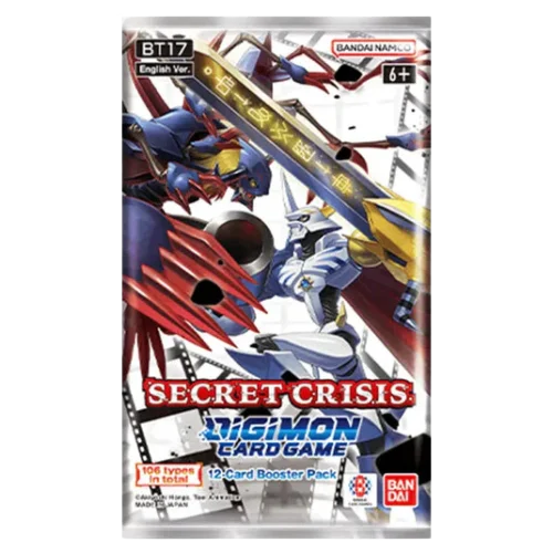 Ampliação Digimon Card Game - Secret Crisis BT17 Booster
