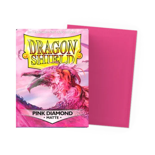 Dragon Shield Matte Sleeves - Pink Diamond (100 Sleeves)
