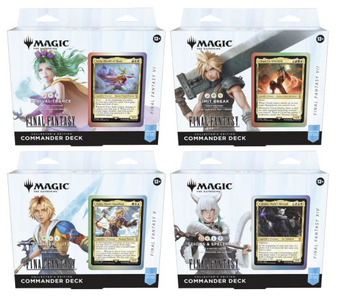 Magic: The Gathering®—FINAL FANTASY  SET Commander Decks: Collector's Edition (4 decks)
