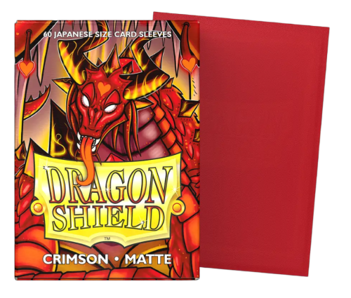 Crimson - Matte Sleeves - Japanese Size
