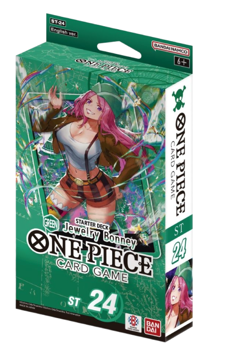 One Piece Card Game – Starter Deck: Jewelry Bonney -Green (ST 24)