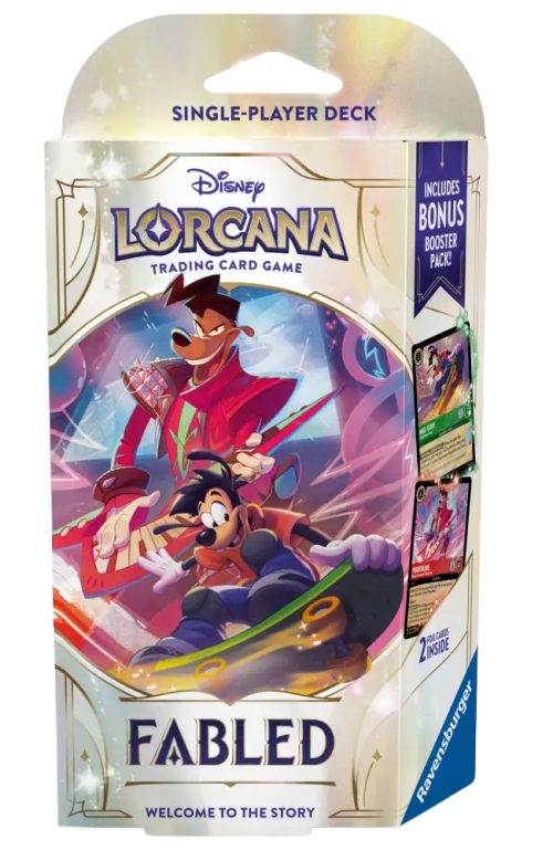 Disney Lorcana Fabled Starter Deck – Powerline & Max Goof
