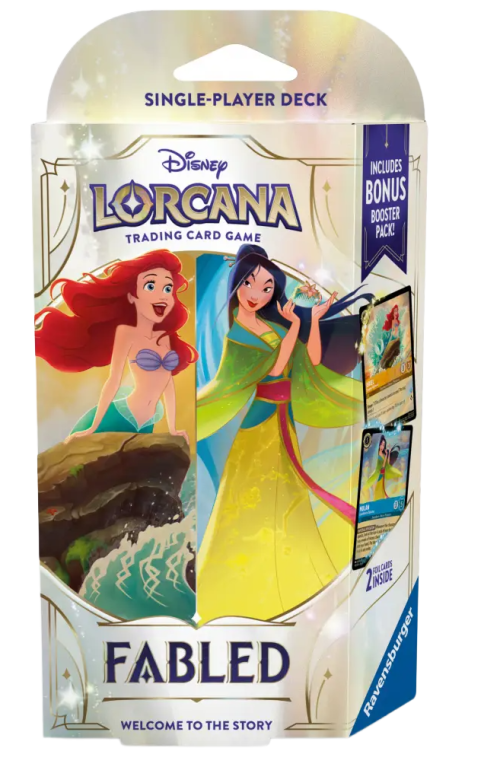 Disney Lorcana Fabled Starter Deck – Ariel & Mulan