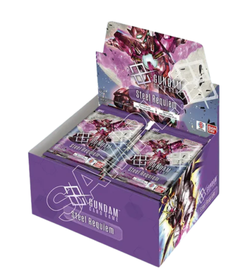 Gundam Card Game - Steel Requiem GD03 Booster Display (24 Boosters) - EN