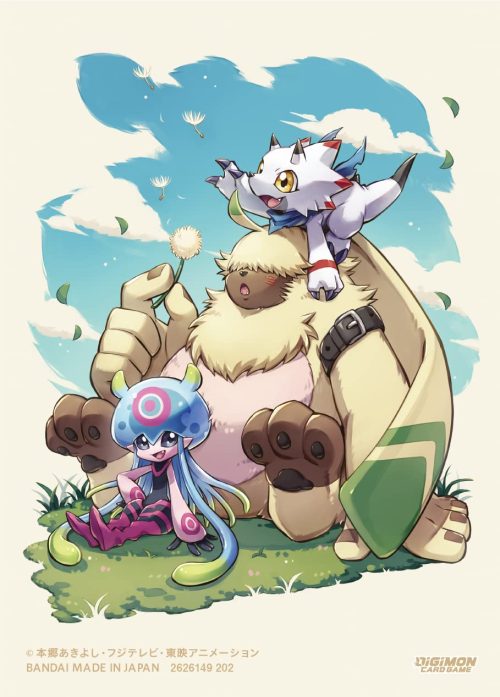 BANDAI Digimon Card Game Official Sleeves - Gammammon, Jerry Mon, Angoramon