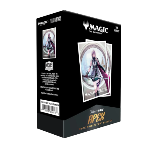 MAGIC: THE GATHERING®—FINAL FANTASY™ Lightning, Army of One 105ct APEX Deck Protector sleeves for Magic: The Gathering