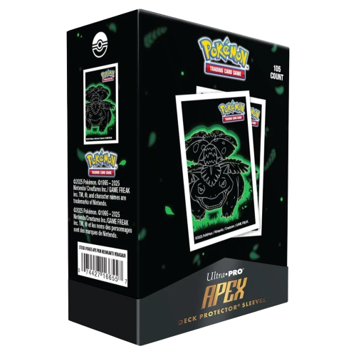 Ultra Pro Apex Deck Protectors - Pokemon Neon Kanto - Venusaur (105ct)