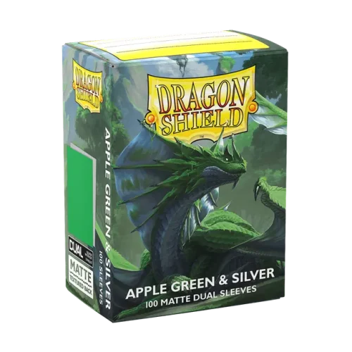 Apple Green & Silver - Matte Dual Sleeves