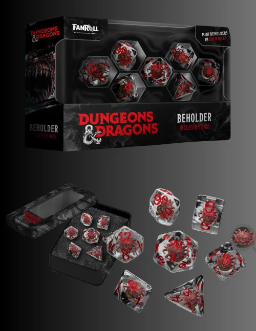Dungeons & Dragons Dice Set Resin Beholder Set