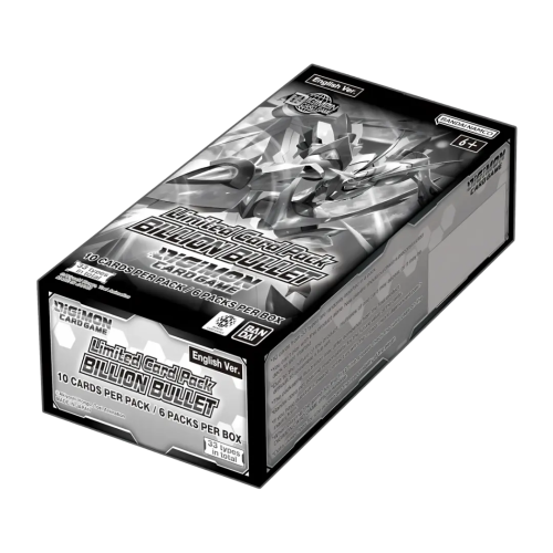 Digimon – Card Game Limited Card Pack: Billion Bullet [LM-06] Booster Box (6 Packs)